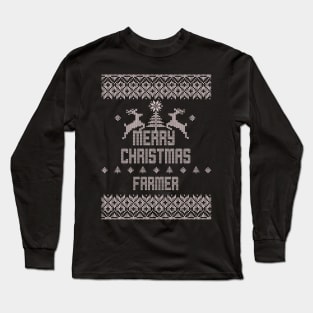 Merry Christmas FARMER Long Sleeve T-Shirt